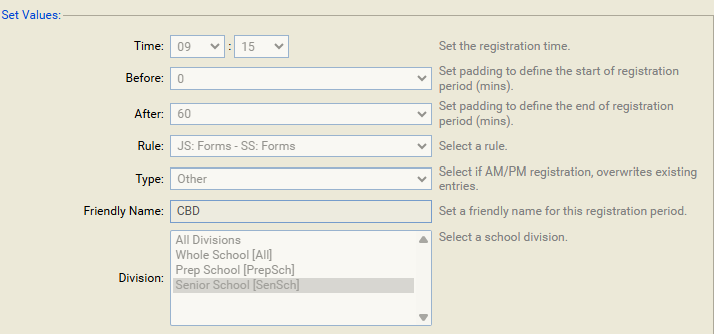 Ad-hoc Registration Days — Badminton School